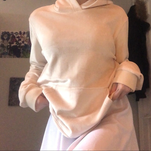 ROOTS thin velvet sweater > crème - Picture 1 of 3